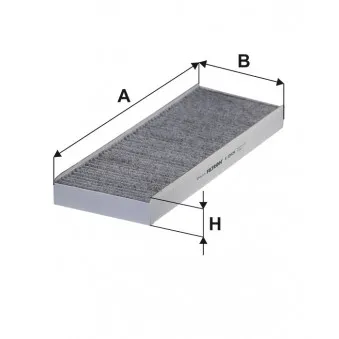 Filtre, air de l'habitacle FILTRON