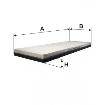 Filtre, air de l'habitacle FILTRON K 1139
