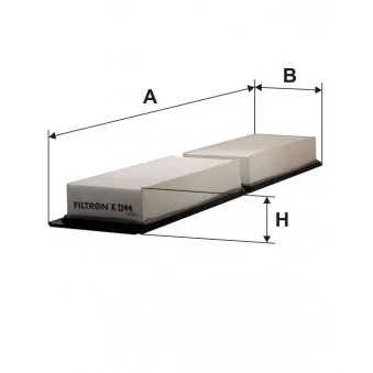 Filtre, air de l'habitacle FILTRON K 1144