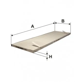 Filtre, air de l'habitacle FILTRON K 1132-3x