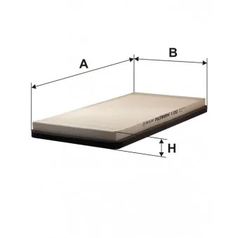 Filtre, air de l'habitacle FILTRON K 1092