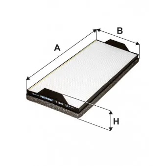 Filtre, air de l'habitacle FILTRON