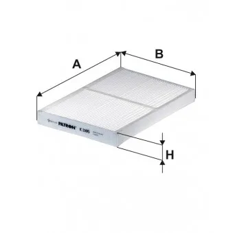 Filtre, air de l'habitacle FILTRON K 1395