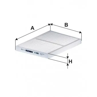 Filtre, air de l'habitacle FILTRON
