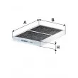 Filtre, air de l'habitacle FILTRON K 1395A - Visuel 1