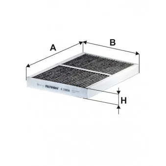 Filtre, air de l'habitacle FILTRON K 1395A
