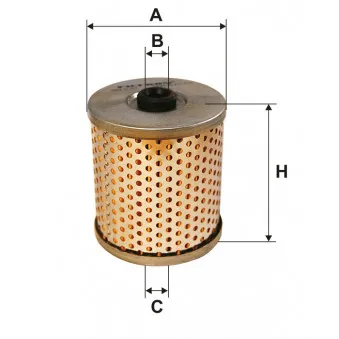 Filtre, système hydraulique de travail FILTRON OM 547