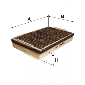 Filtre, air de l'habitacle FILTRON