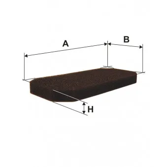 Filtre, air de l'habitacle FILTRON
