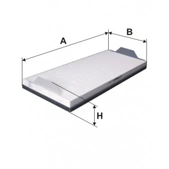 Filtre, air de l'habitacle FILTRON K 1253