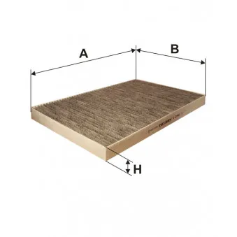 Filtre, air de l'habitacle FILTRON K 1244A