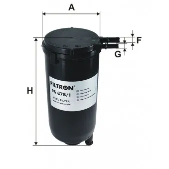 Filtre à carburant FILTRON