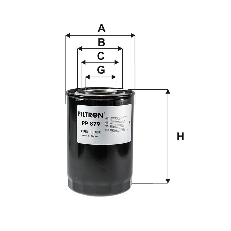 Filtre à carburant FILTRON PP 879