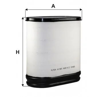 Filtre à air FILTRON AK 380/5
