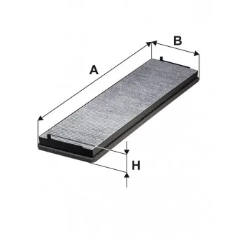 Filtre, air de l'habitacle FILTRON K 1142A