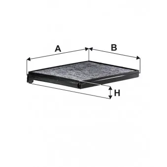 Filtre, air de l'habitacle FILTRON K 1397A