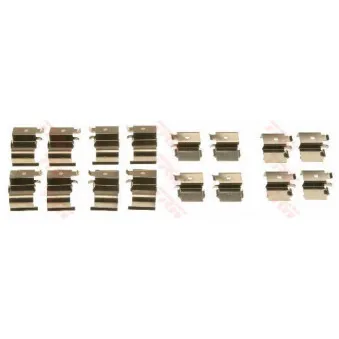 Kit d'accessoires, plaquette de frein à disque TRW