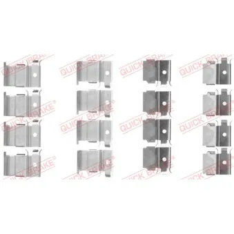 Kit d'accessoires, plaquette de frein à disque QUICK BRAKE