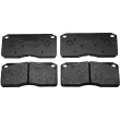 Jeu de 4 plaquettes de frein avant TRW GDB5056 - Visuel 2