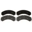 Jeu de 4 plaquettes de frein avant TRW GDB5079 - Visuel 3