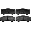 Jeu de 4 plaquettes de frein avant TRW GDB5053 - Visuel 2