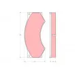 Jeu de 4 plaquettes de frein avant TRW GDB5053 - Visuel 1