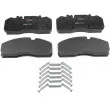 Jeu de 4 plaquettes de frein avant TRW GDB5083 - Visuel 2