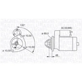 Démarreur MAGNETI MARELLI