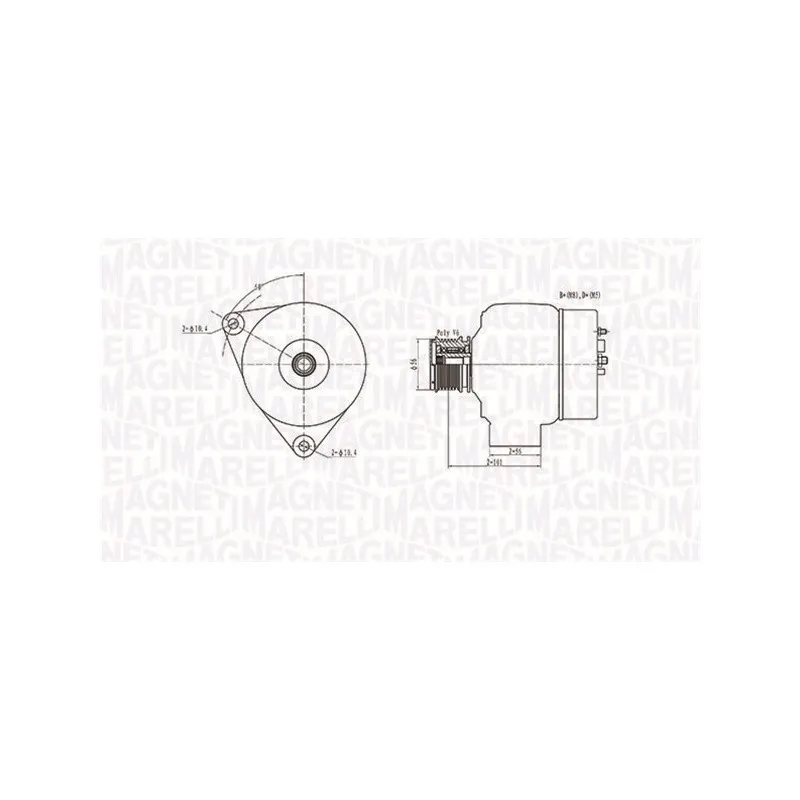 Alternateur MAGNETI MARELLI 063731209010