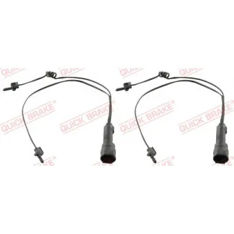Contact d'avertissement, usure des plaquettes de frein QUICK BRAKE