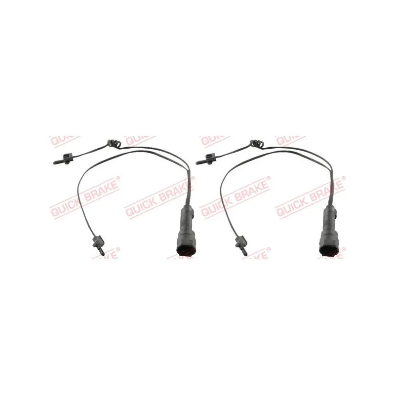 Contact d'avertissement, usure des plaquettes de frein QUICK BRAKE WS 0180 A