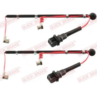 Contact d'avertissement, usure des plaquettes de frein QUICK BRAKE