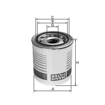 Cartouche de dessicateur, système d'air comprimé MANN-FILTER