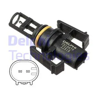 Capteur, température de l'air d'admission DELPHI