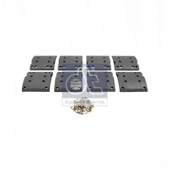 Kit de garnitures de frein, frein à tambour DT 4.91132