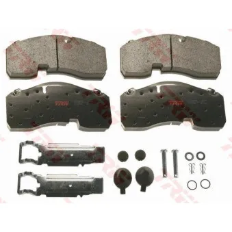 Jeu de 4 plaquettes de frein arrière TRW GDB5092