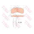 Jeu de 4 plaquettes de frein arrière TRW GDB5098 - Visuel 3