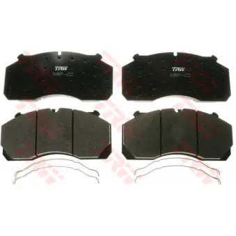 Jeu de 4 plaquettes de frein avant TRW GDB5099