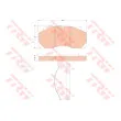 Jeu de 4 plaquettes de frein avant TRW GDB5099 - Visuel 3