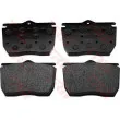 Jeu de 4 plaquettes de frein avant TRW GDB5076 - Visuel 2