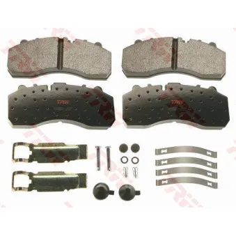 Jeu de 4 plaquettes de frein arrière TRW GDB5067