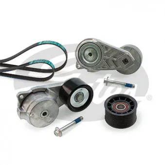 Jeu de courroies trapézoïdales à nervures GATES