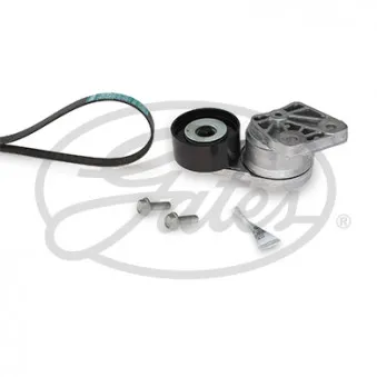 Jeu de courroies trapézoïdales à nervures GATES