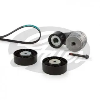 Jeu de courroies trapézoïdales à nervures GATES