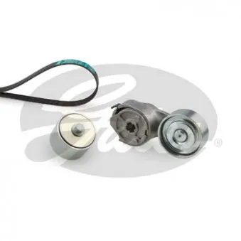 Jeu de courroies trapézoïdales à nervures GATES