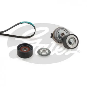 Jeu de courroies trapézoïdales à nervures GATES