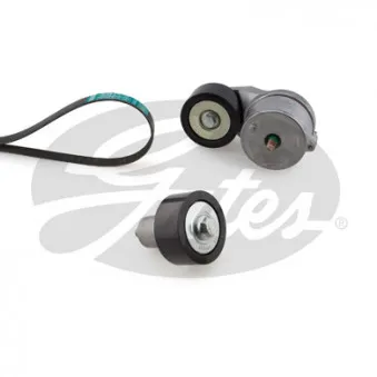 Jeu de courroies trapézoïdales à nervures GATES