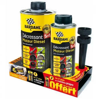 Décrassant 5 en 1 Moteur Diesel BARDHAL 1 L + 300 ml offerts BARDAHL