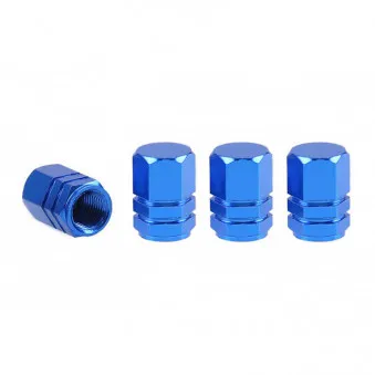 Bouchon de valve en aluminium bleu 4 pcs AMIO