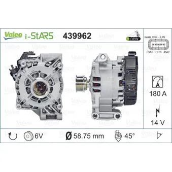 Alternateur VALEO 439962